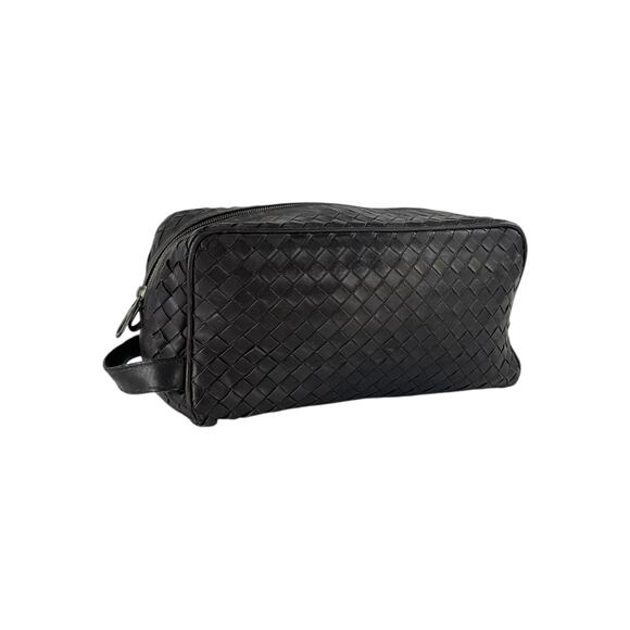 Bottega Veneta Intrecciato Leather Toiletries Pouch - Picture 1 of 8